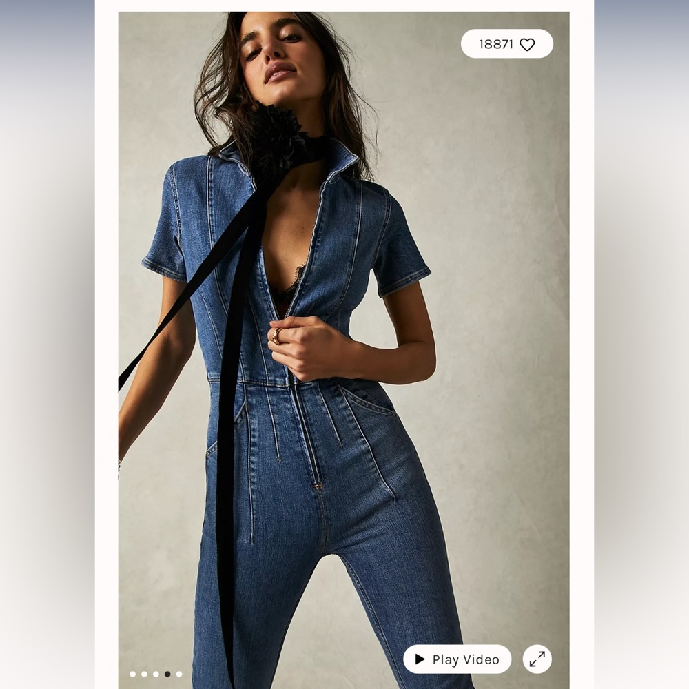 Free people  Jayde flare jumpsuit